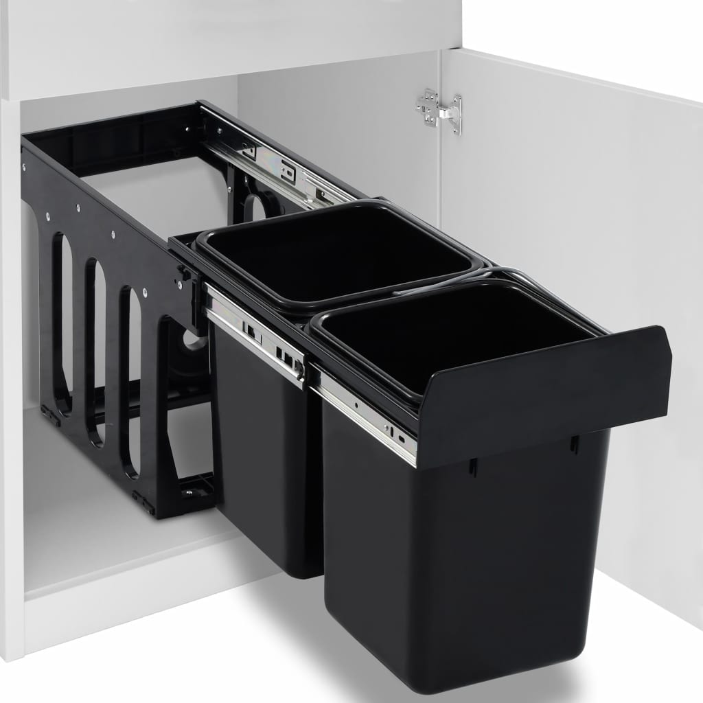 Kitchen Cupboard Pull-out Recycled Dustbin Soft-Close 20 L
