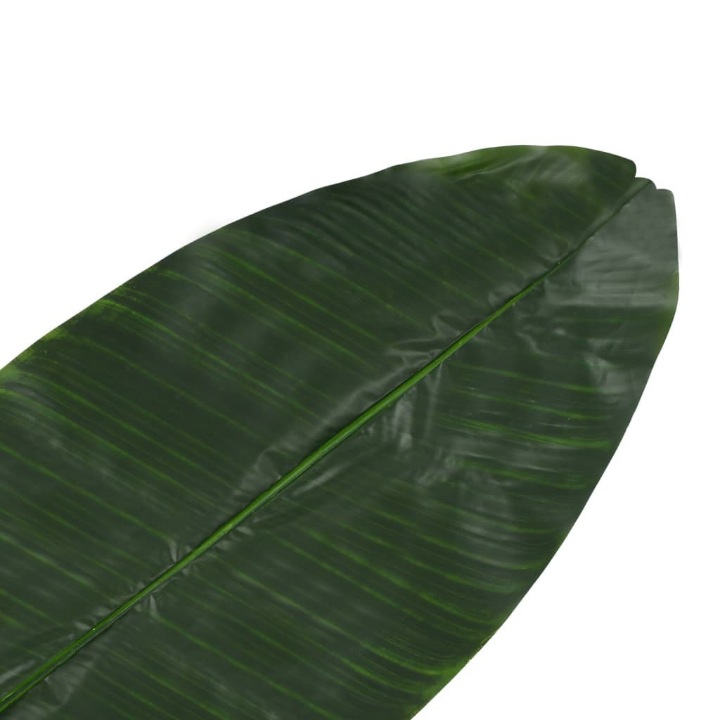 5 pcs Feuilles artificielles de bananier Vert 80 cm