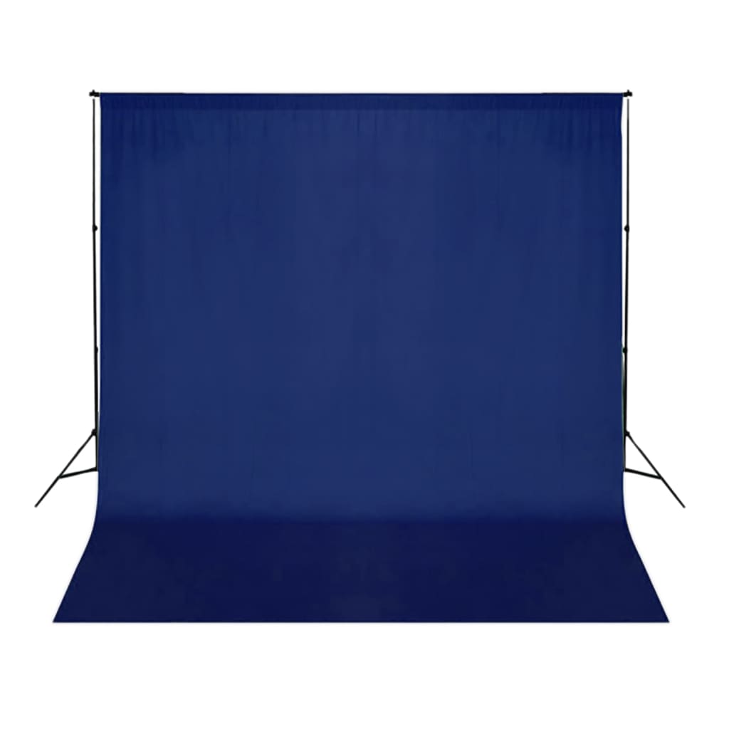 Hintergrund Baumwolle Blau 300x300 cm Chroma-Key