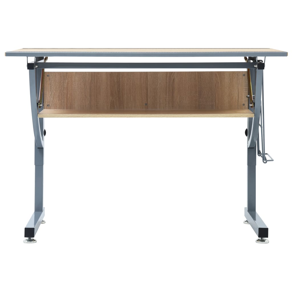 Teenager's Drafting Table Oak 110x60x87 cm MDF