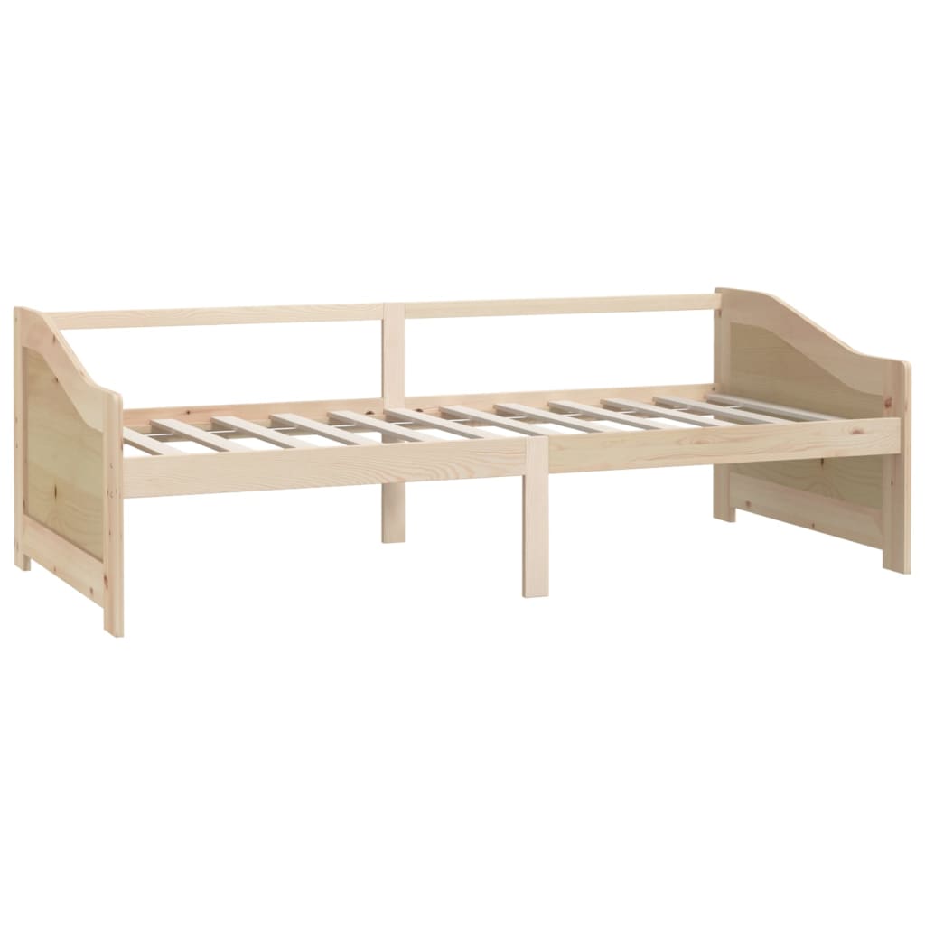 3-Seater Day Bed Solid Pinewood 90x200 cm