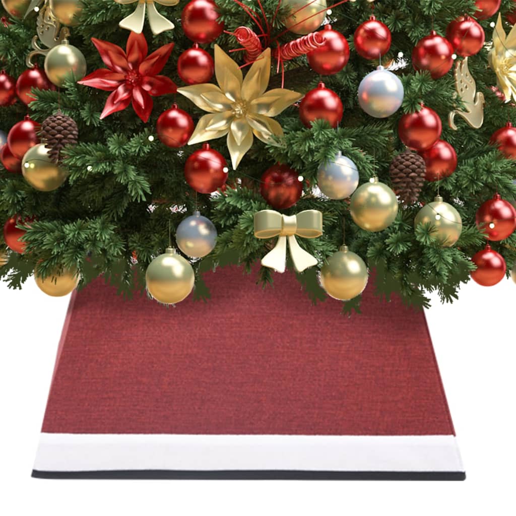 Weihnachtsbaumrock Rot und Weiss 48x48x25 cm