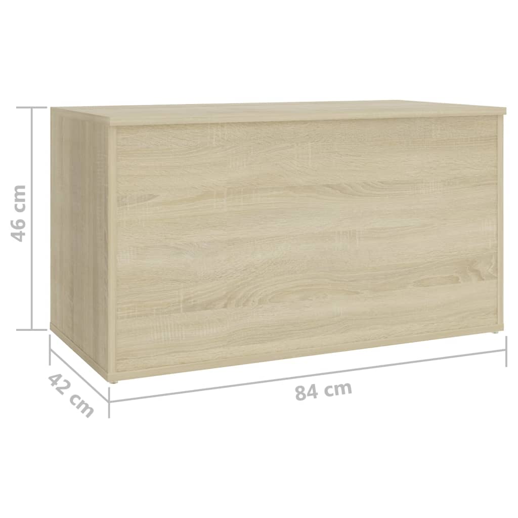 Storage Chest Sonoma Oak 84x42x46 cm Engineered Wood
