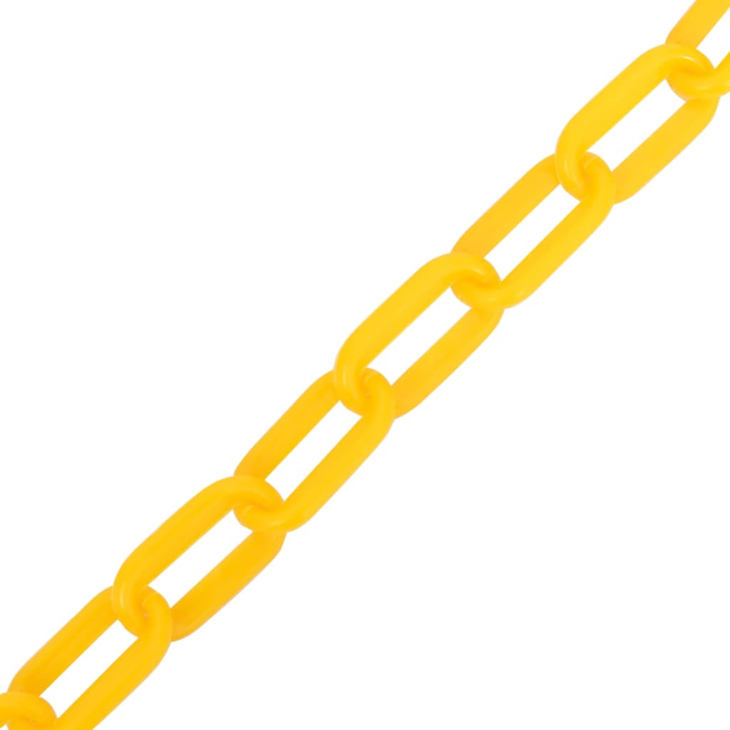 Warning Chain Yellow 100 m Ø4 mm Plastic