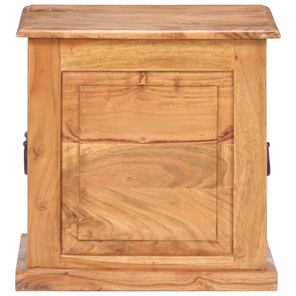 Coffre 40x40x40 cm Bois d'acacia solide