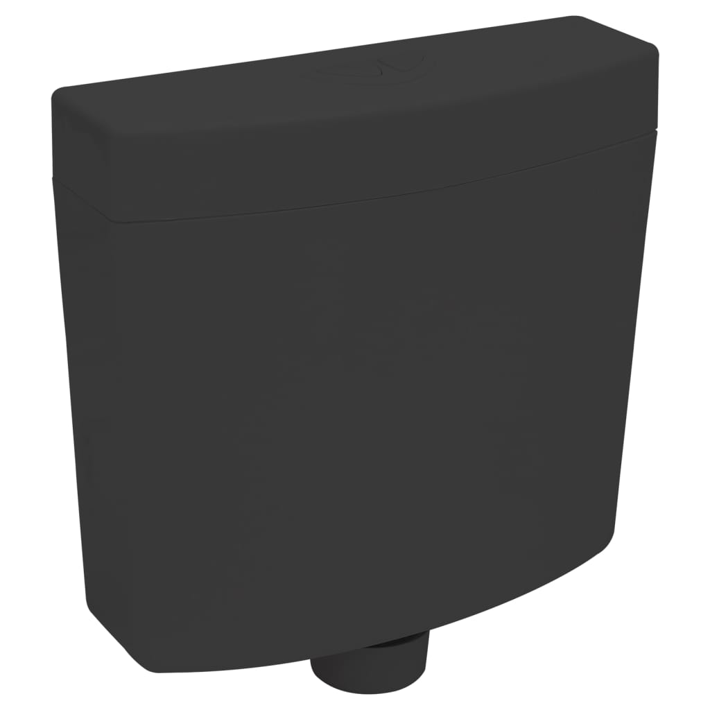 Toilet Cistern with Bottom Water Inlet 3/6 L Black