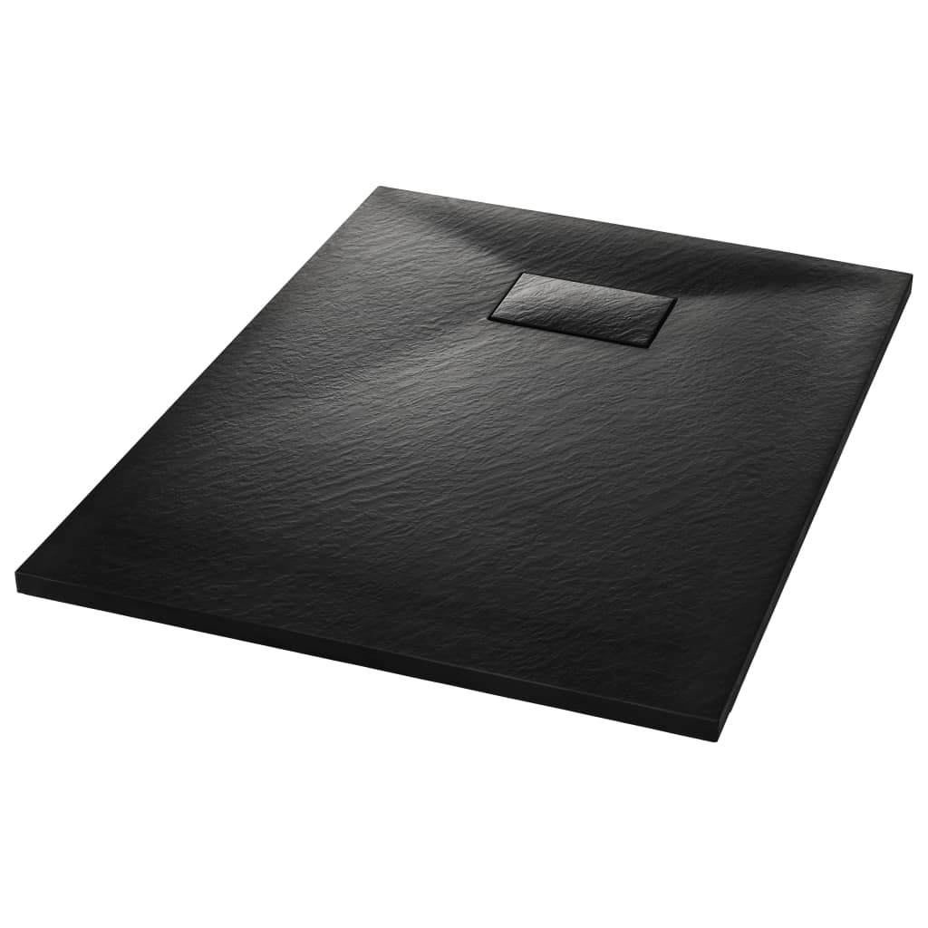 Bac de douche SMC Noir 100 x 70 cm