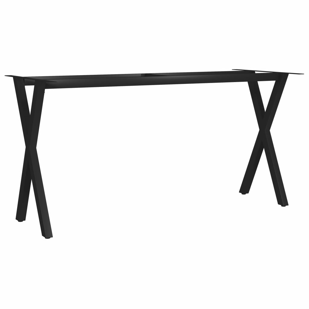 Dining Table Leg X-Frame 160x70x72 cm