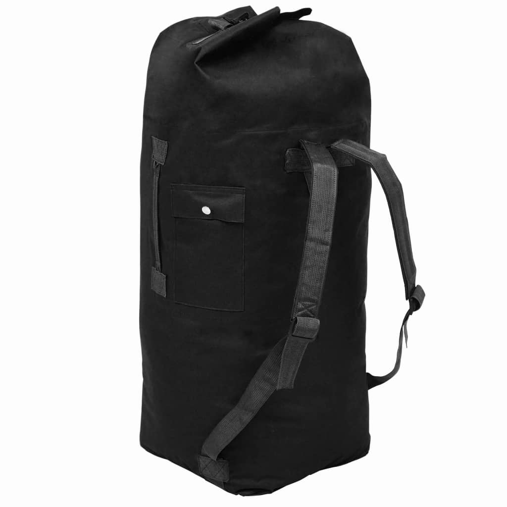 Army-Style Duffel Bag 85 L Black