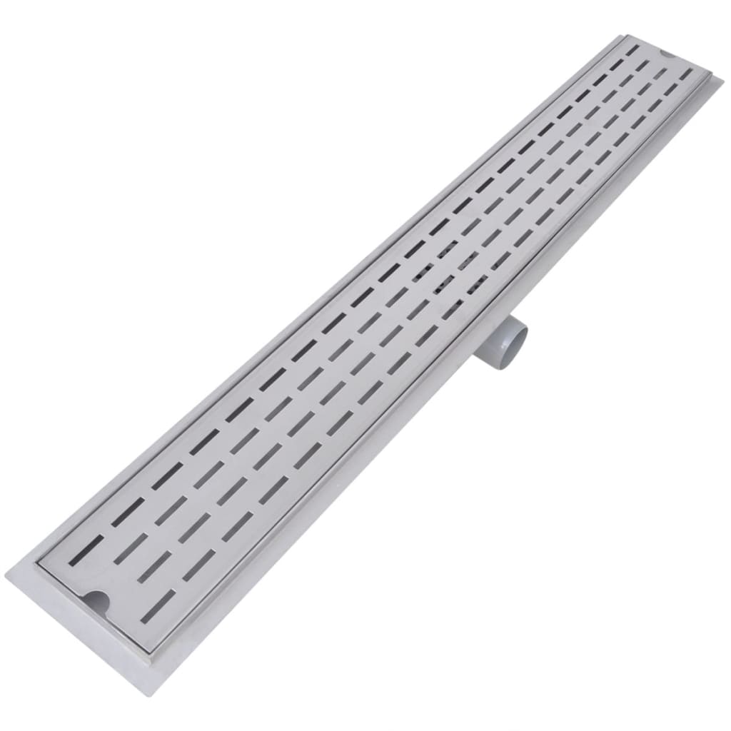 Linear Shower Drain 2 pcs Line 930x140 mm Stainless Steel