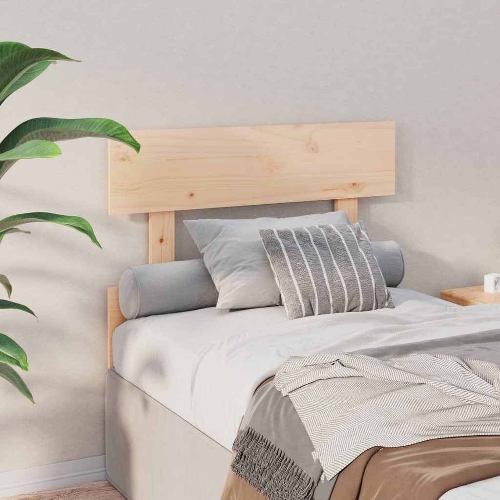 Bed Headboard 103.5x3x81 cm Solid Wood Pine