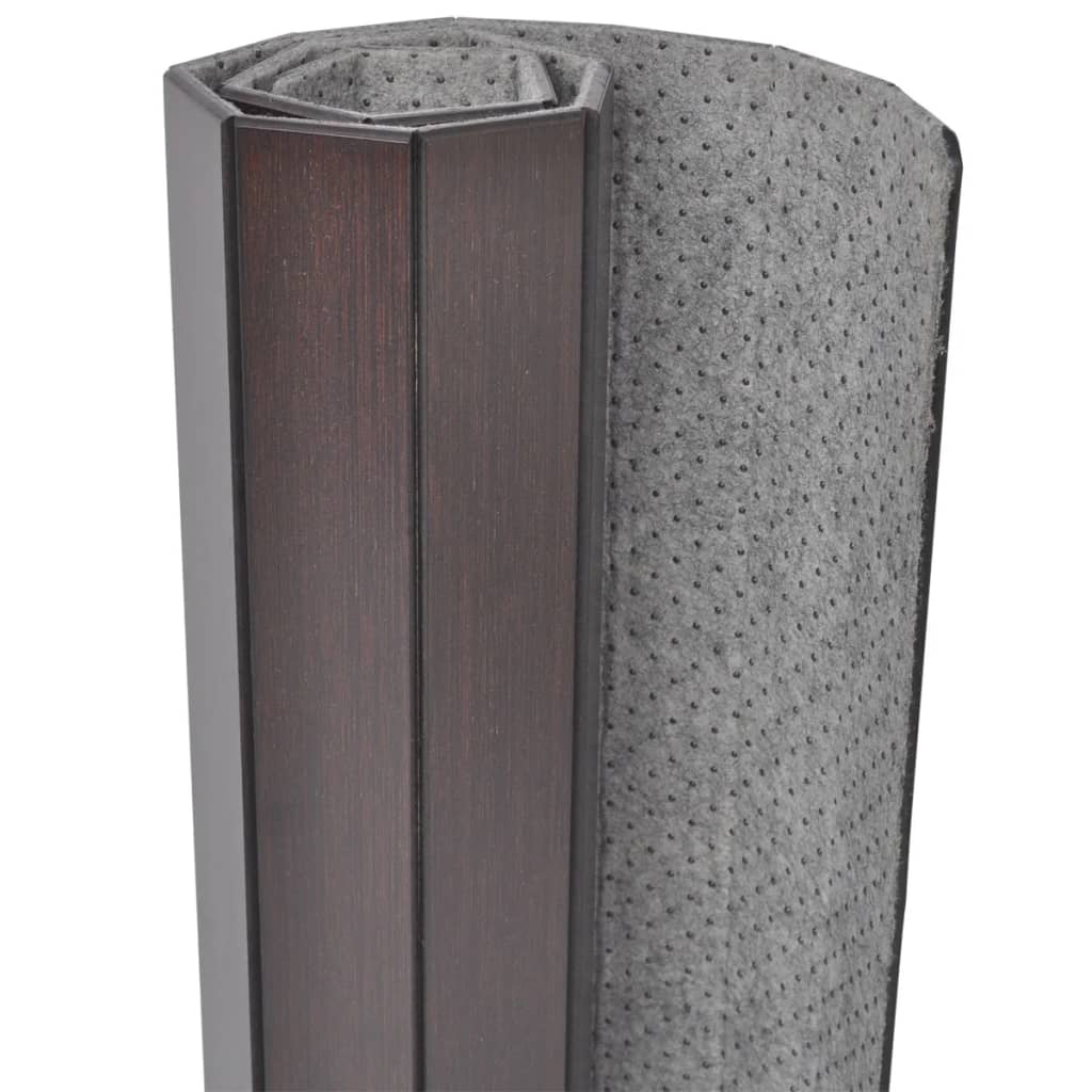 Tapis protège-sol / chaise Bambou marron 90 x 120 cm 