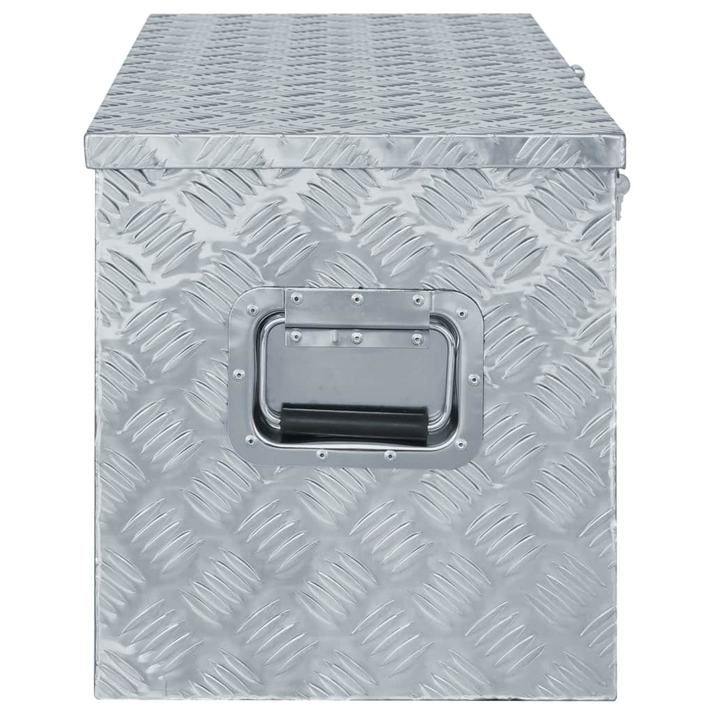 Aluminium Box 110.5x38.5x40 cm Silver