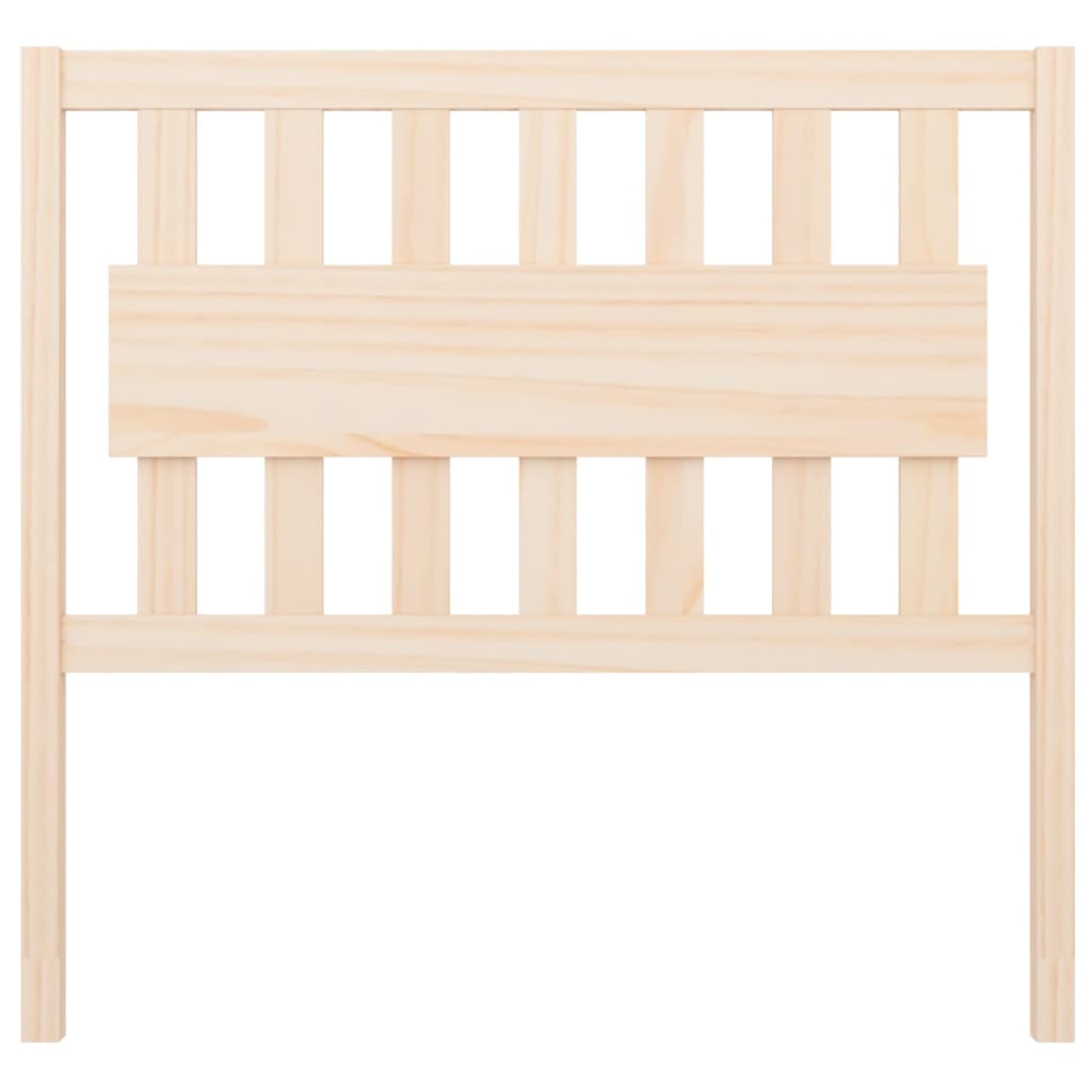 Bed Headboard 105.5x4x100 cm Solid Wood Pine
