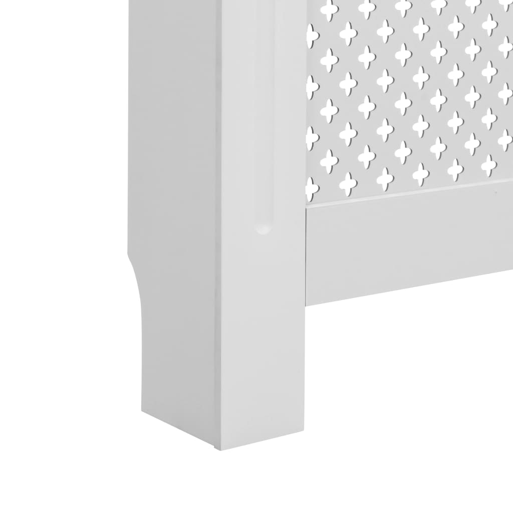Cache-radiateur Blanc 172x19x81,5 cm MDF