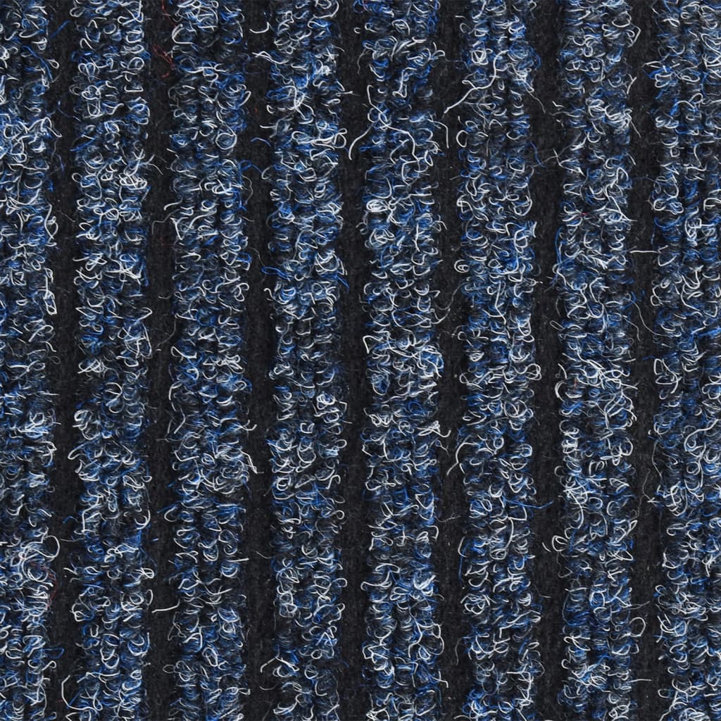 Fussmatte Gestreift Blau 80x120 cm