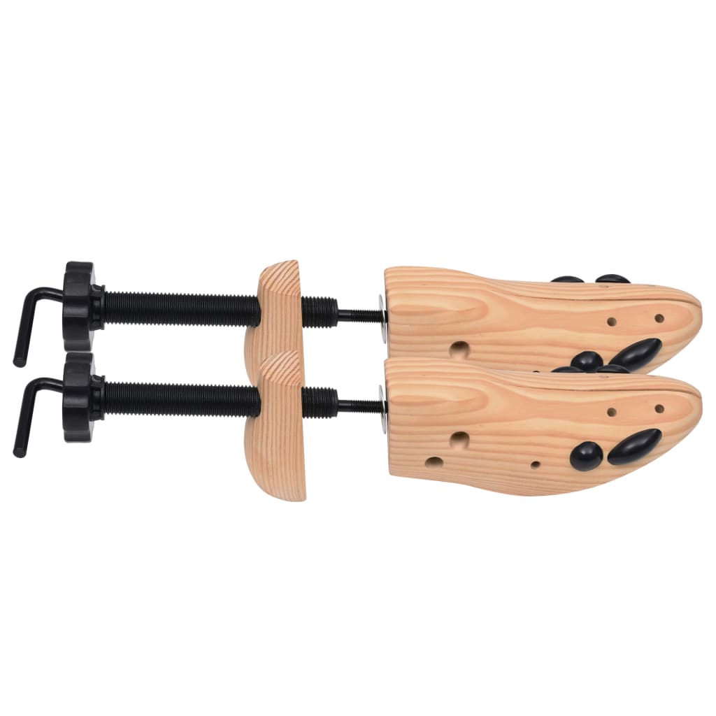 Shoe Trees 5 Pairs Size 36-40 Solid Pine Wood