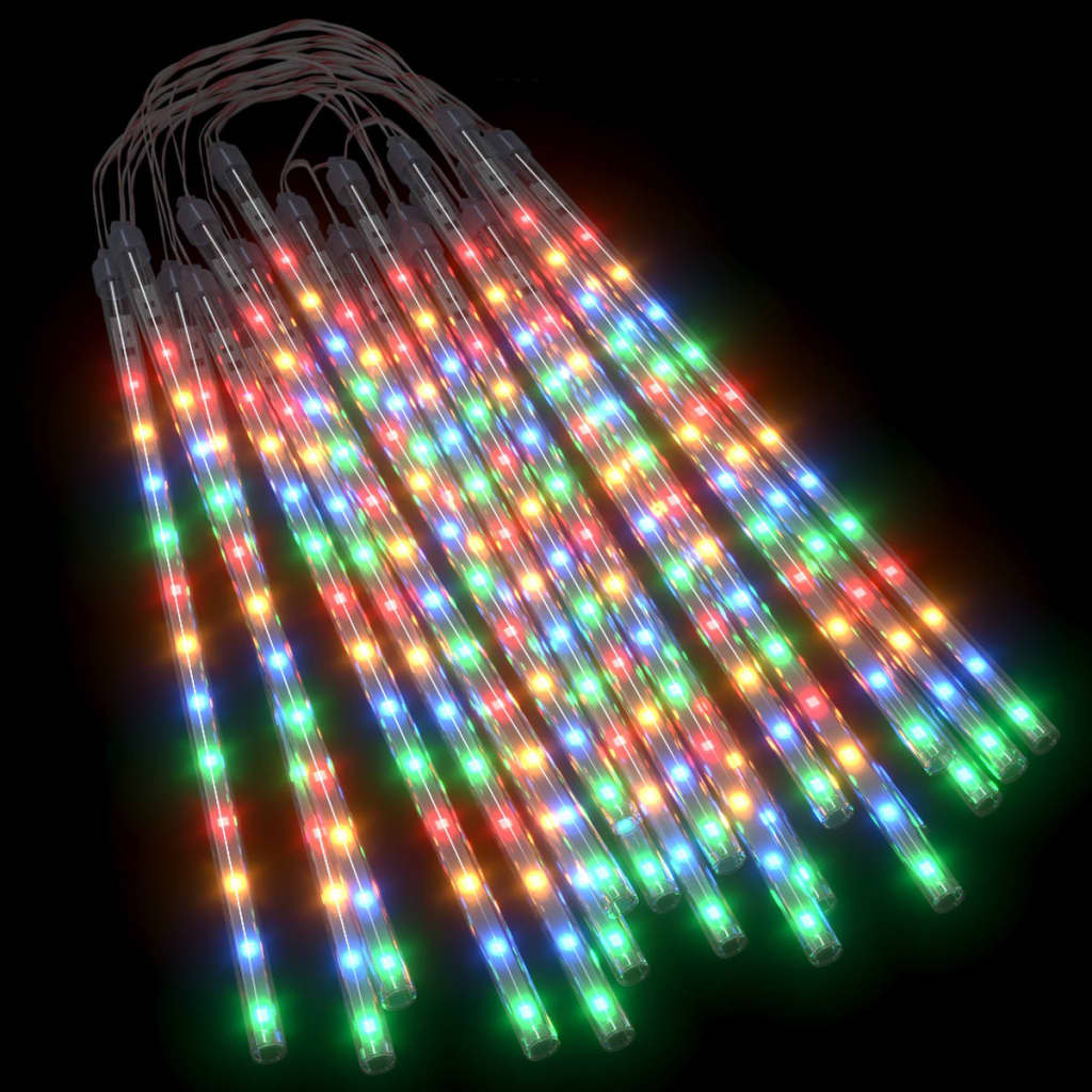 Meteor Lights 20 pcs 30 cm Colourful 480 LEDs Indoor Outdoor