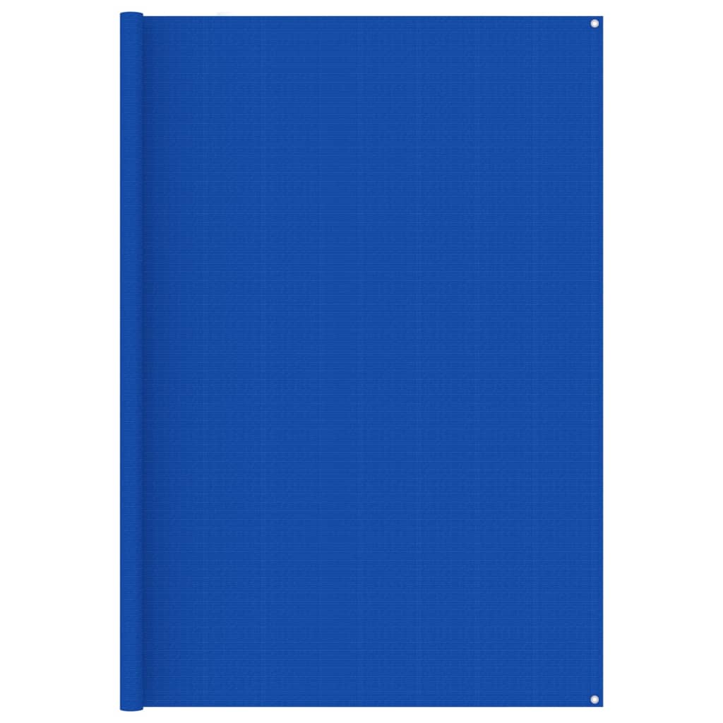 Zeltteppich 250x600 cm Blau HDPE