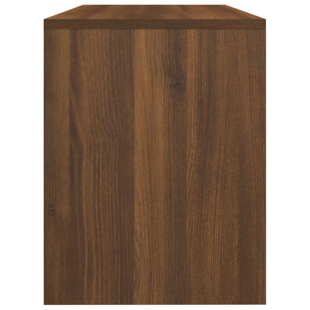 Dressing Stool Brown Oak 70x35x45 cm Engineered Wood