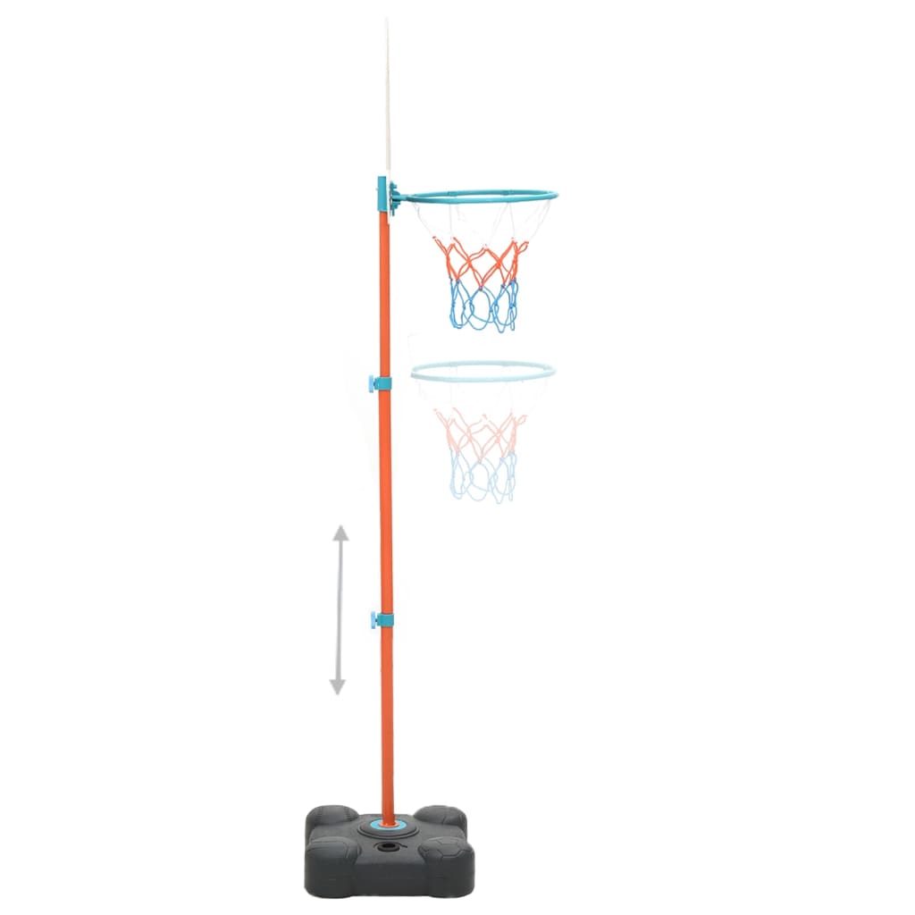 Ensemble de jeu de basket-ball portable réglable 109-141 cm