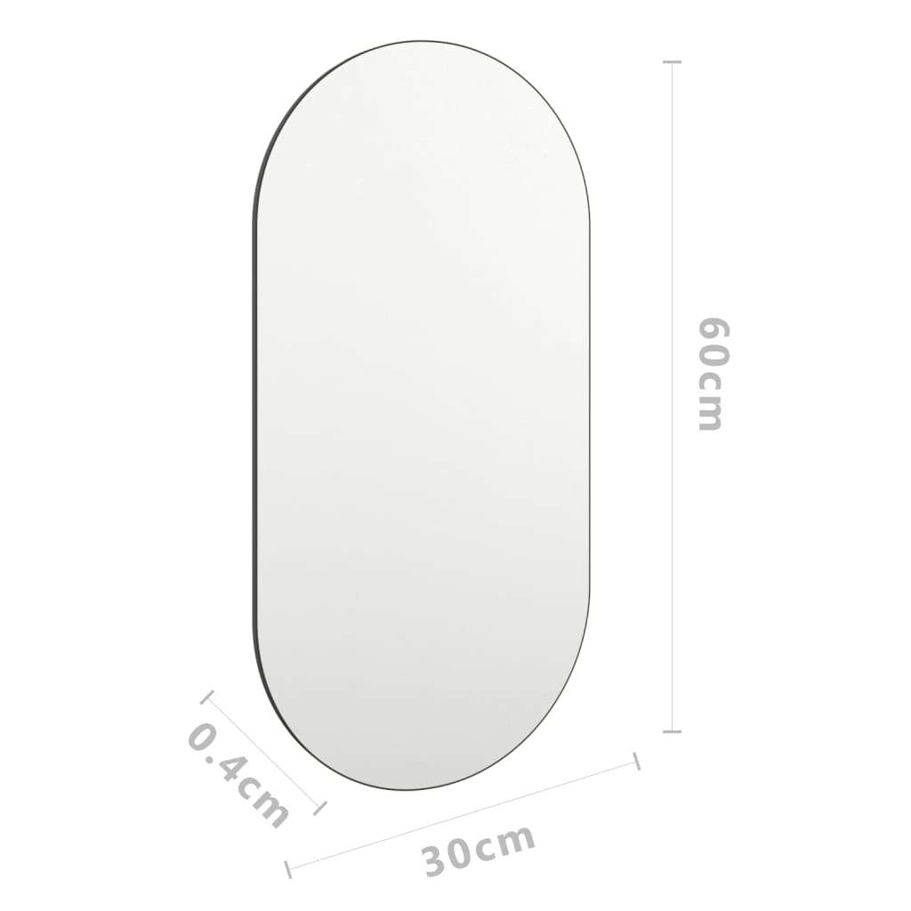 Miroir 60x30 cm Verre
