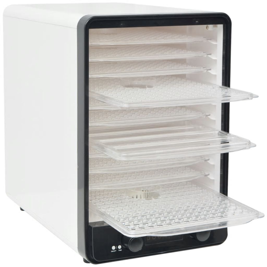 Food Dehydrator with 10 Trays 550 W White