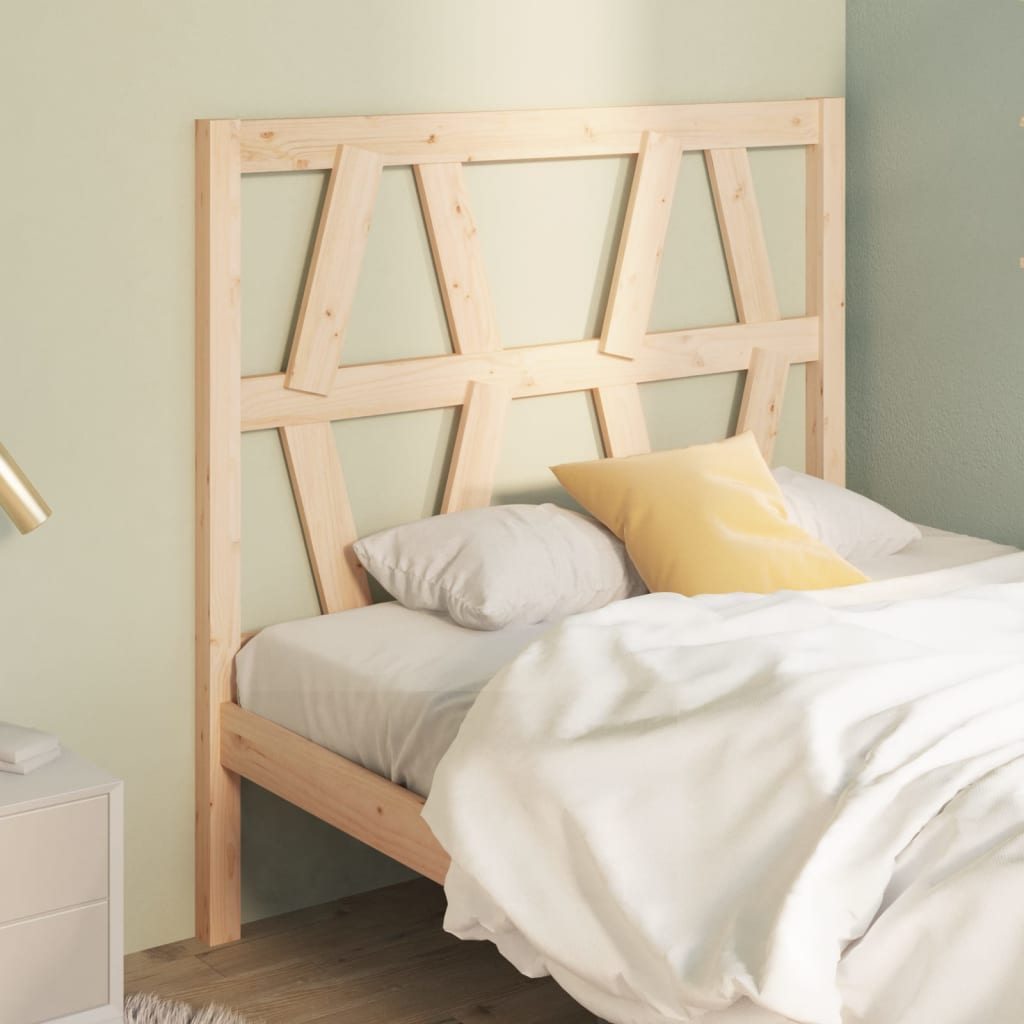Bed Headboard 106x4x100 cm Solid Wood Pine