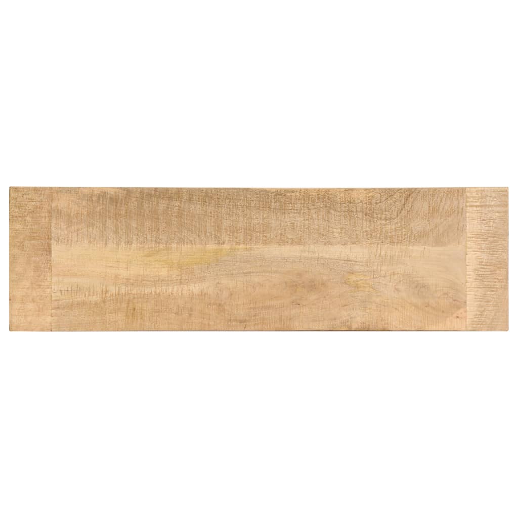 Flurbank 120 x 35 x 45 cm Massivholz Mango