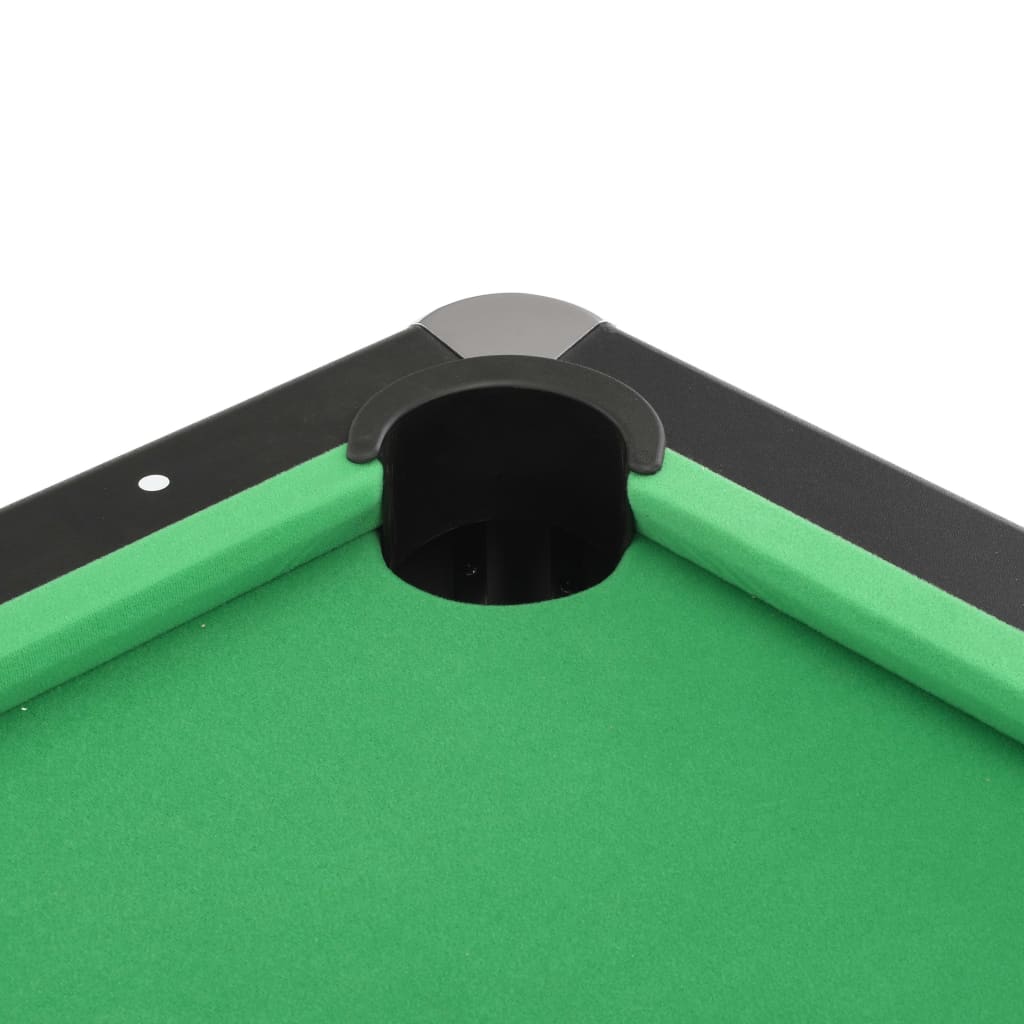 6 Feet Billiard Table 184x108x82 cm Black