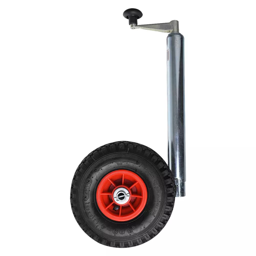 ProPlus Double Jockey Wheel Plastic Rim with Air-Filled Tyre 26x8.5cm 341508