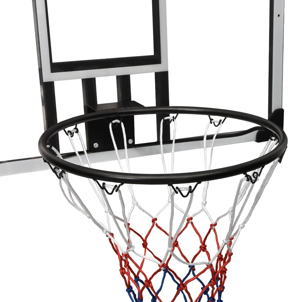 Basketball Backboard Transparent 90x60x2.5 cm Polycarbonate