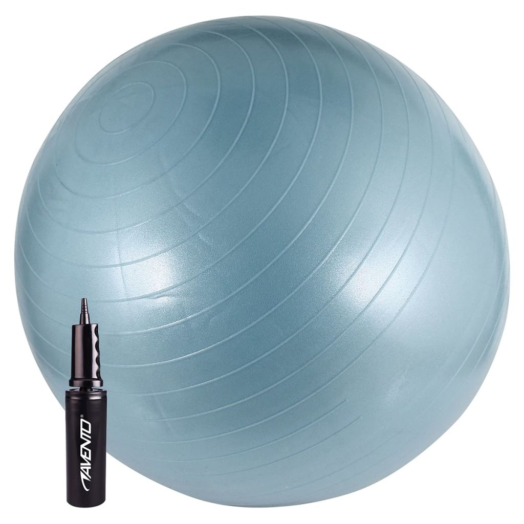 Avento Fitnessball mit Pumpe 65 cm Blau 41VV-LBL