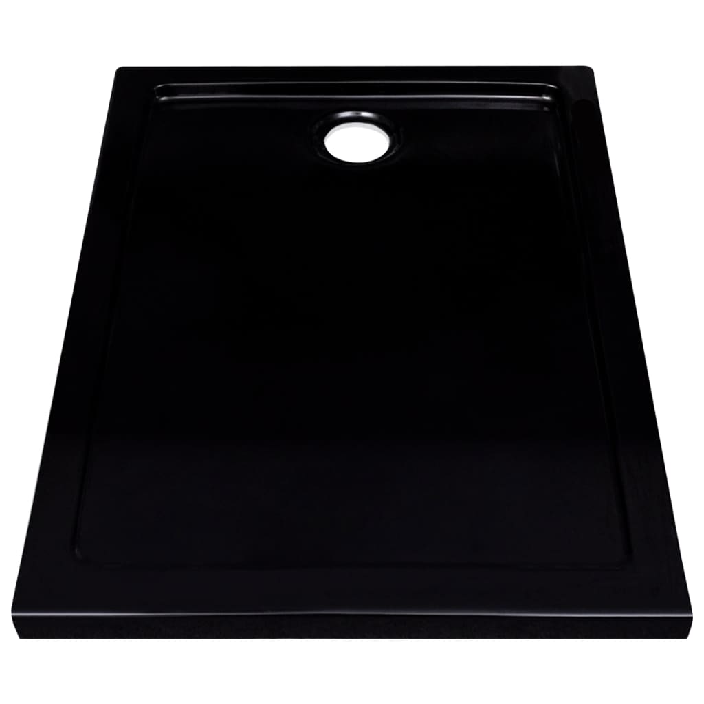 Shower Base Tray ABS Black 70x90 cm