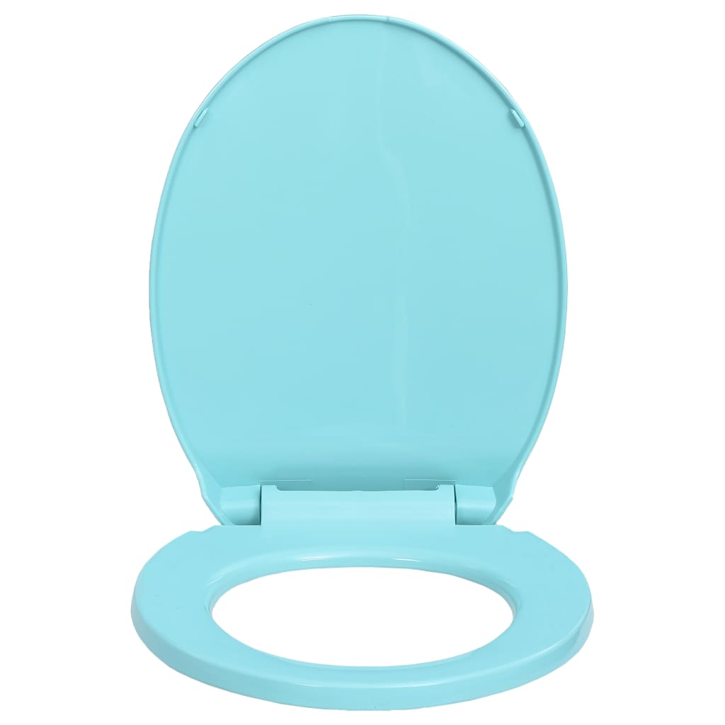 Soft-Close Toilet Seat Green Oval