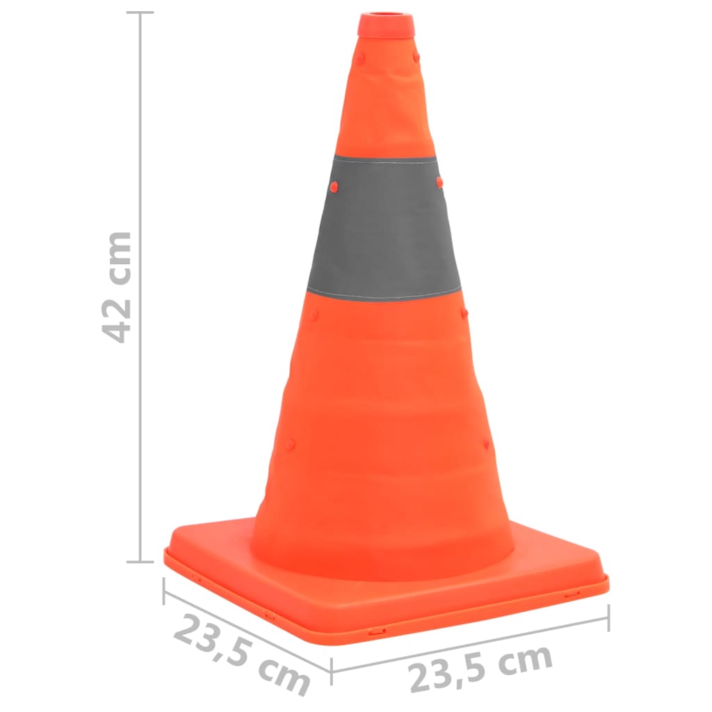 Pop-up Traffic Cones 10 pcs 42 cm