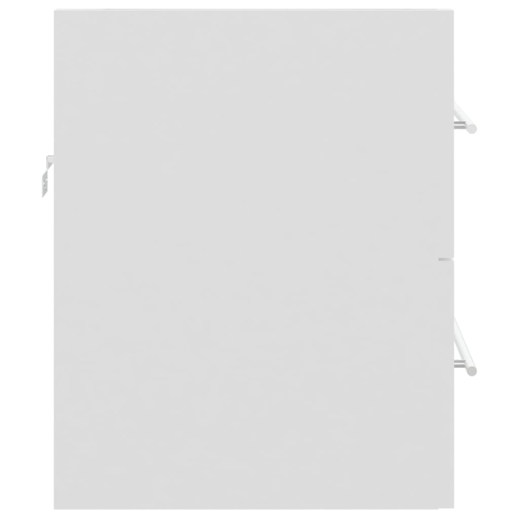 Armoire d'évier Blanc 60x38,5x48 cm Bois d’ingénierie
