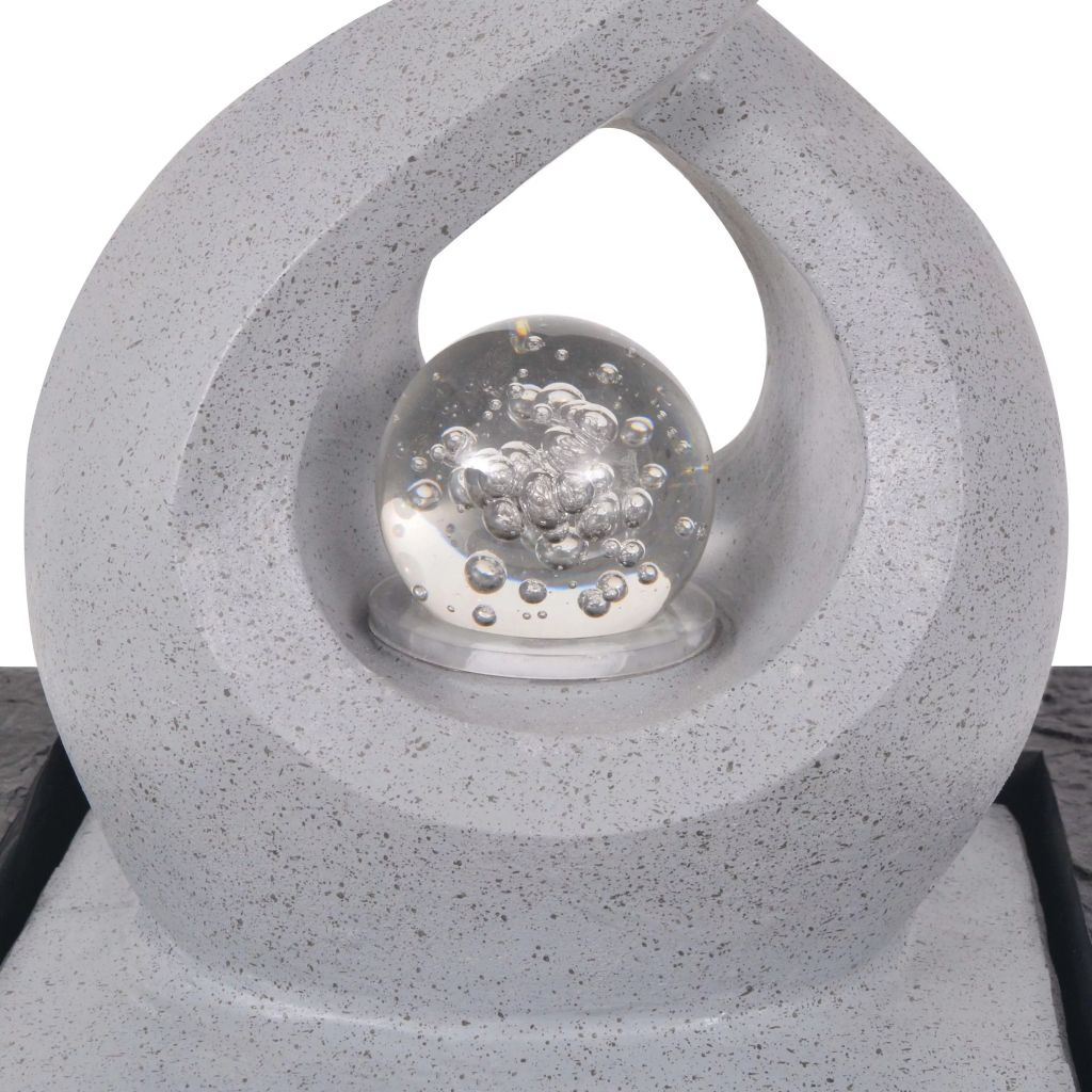Indoor Fountain with LED Light Polyresin