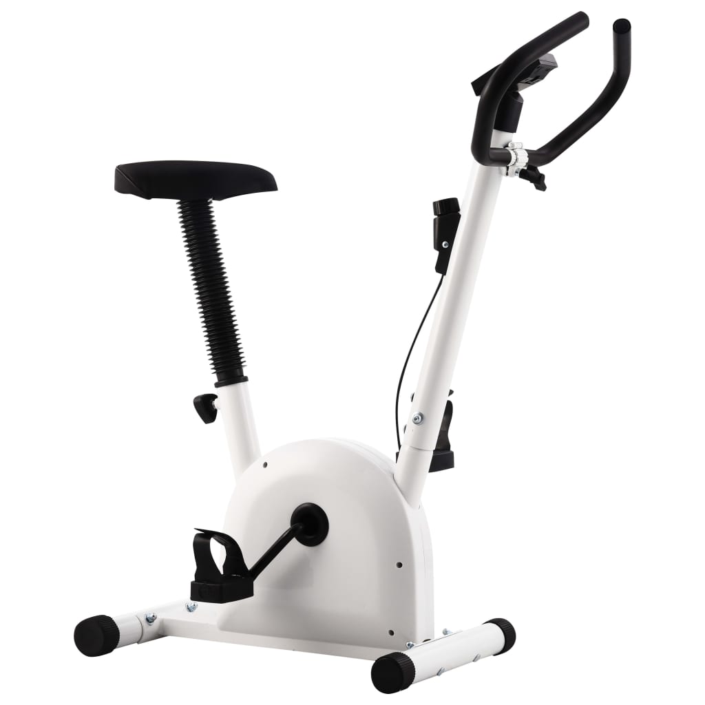 Exercise Bike with Belt Resistance White