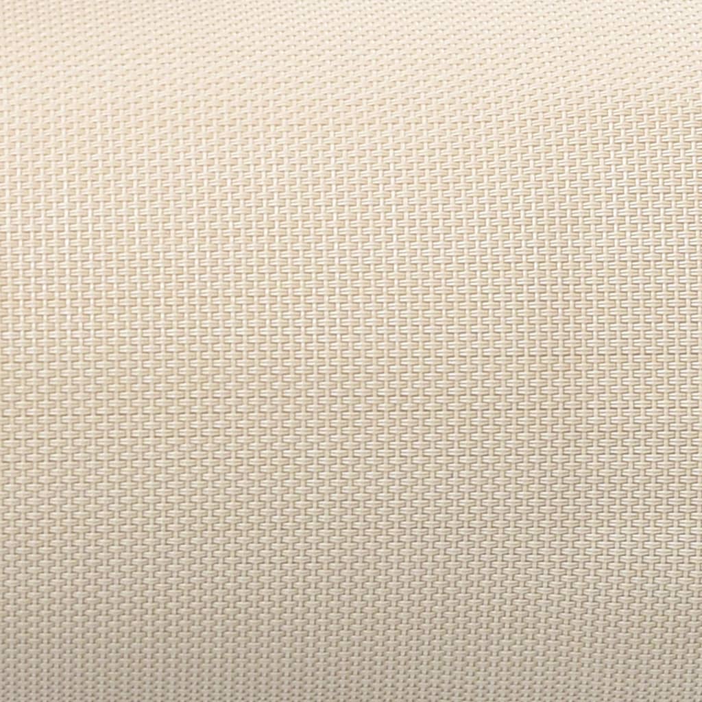Appui-tête de chaise longue Crème 40x7,5x15 cm Textilène