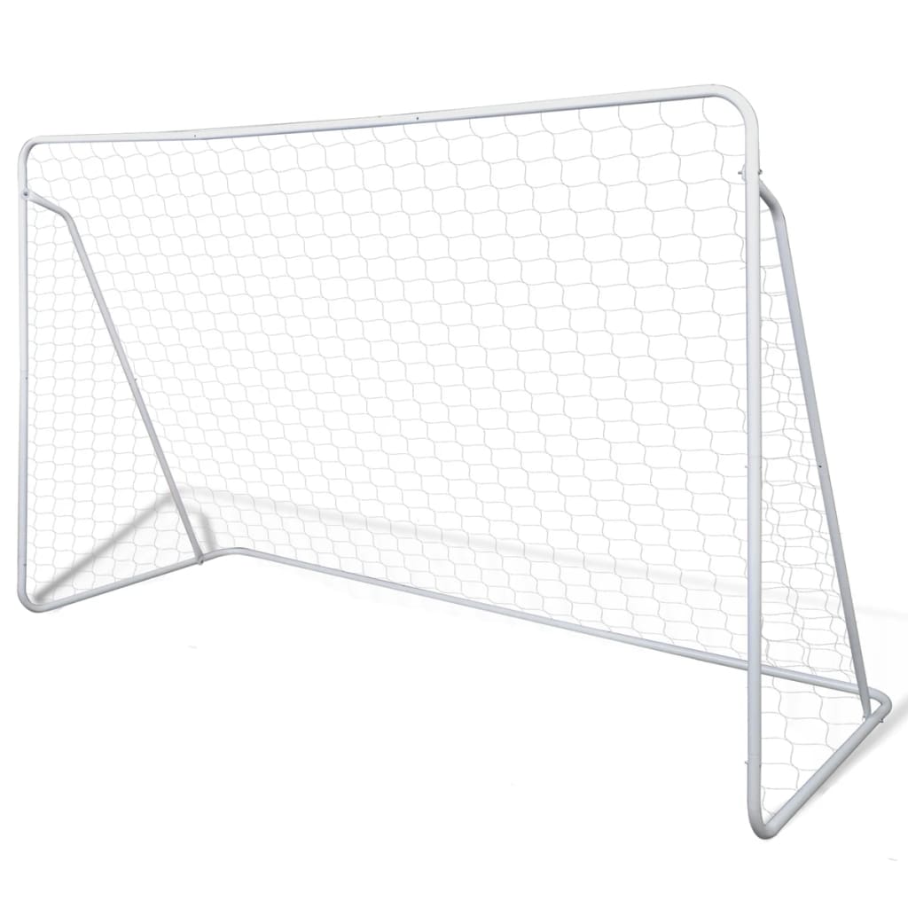 Mini Fussball Torpfosten Netz Set Stahl 240 x 90 x 150 cm