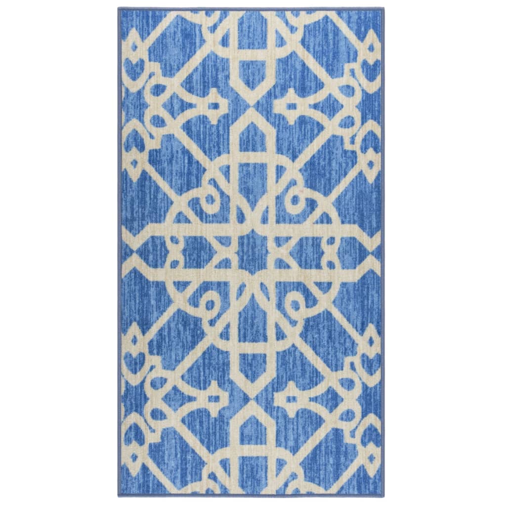 Carpet Runner Blue 80x150 cm