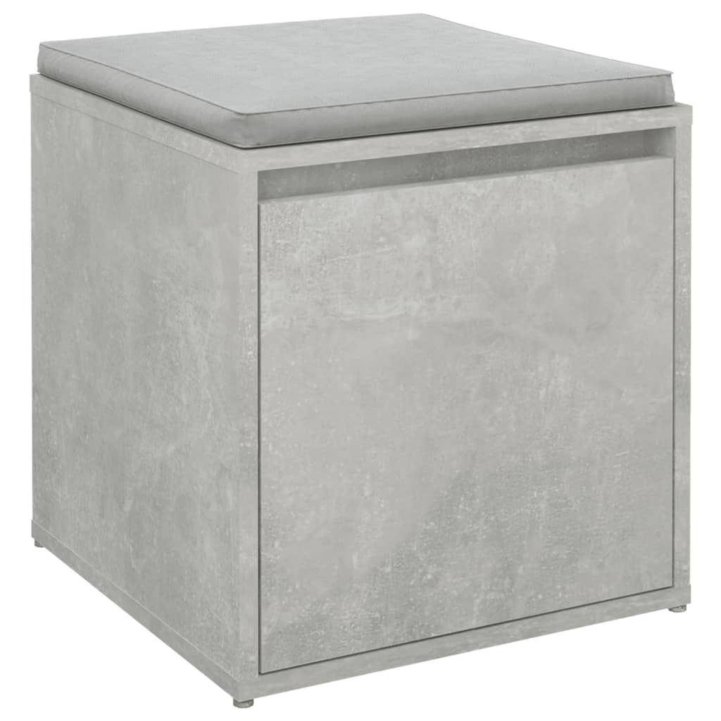 Box Drawer Concrete Grey 40.5x40x40 cm Engineered Wood