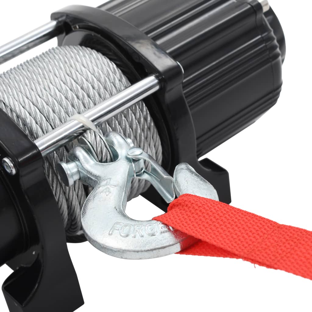 Electric Winch 12 V 4500 lbs 2040 kg with Remote Control