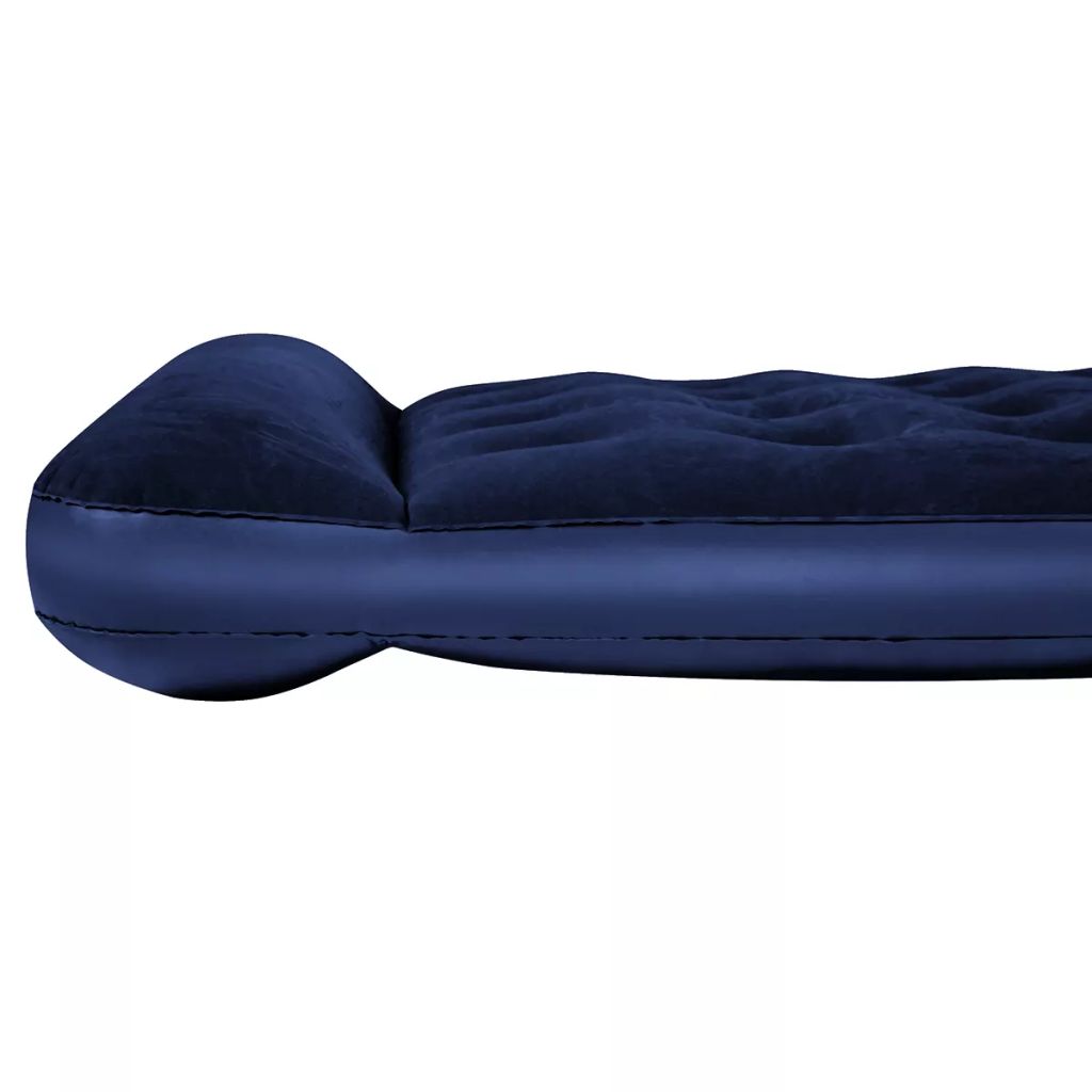 Bestway Inflatable Flocked Airbed with Built-in Foot Pump 188 x 99 x 28 cm
