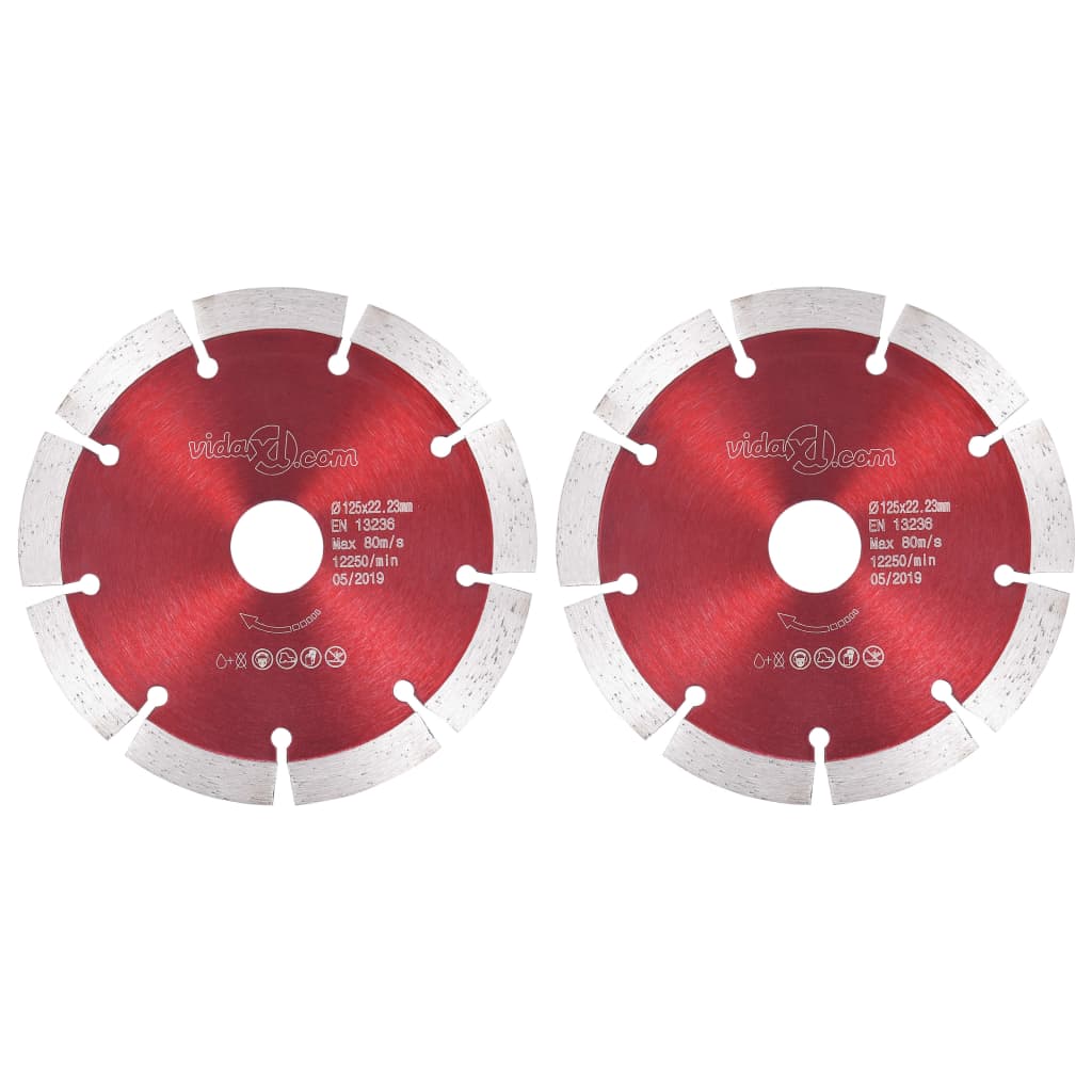 Diamond Cutting Discs 2 pcs Steel 125 mm