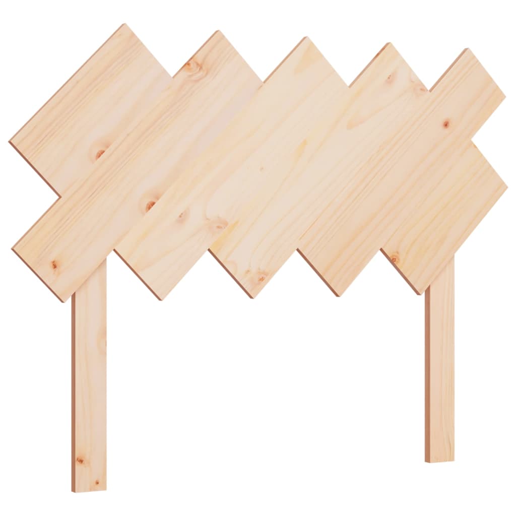 Bed Headboard 104x3x80.5 cm Solid Wood Pine