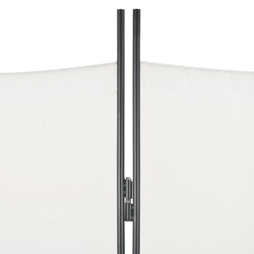 3-tlg. Raumteiler Weiss 150×180 cm