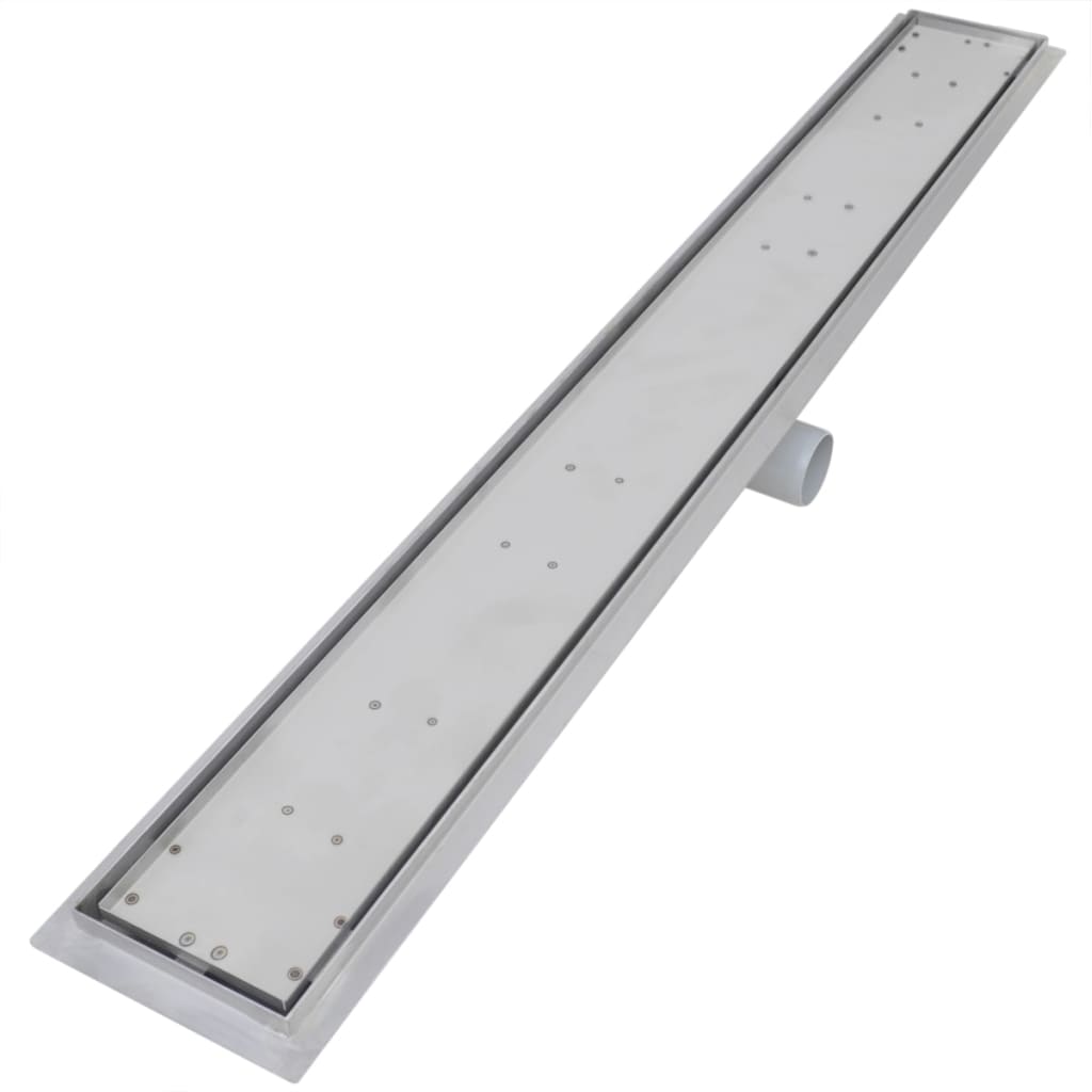 Linear Shower Drain 2 pcs 1030x140 mm Stainless Steel