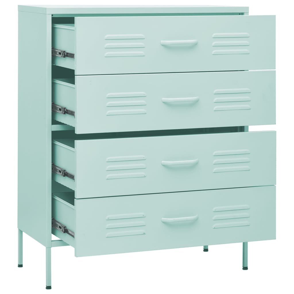 Chest of Drawers Mint 80x35x101.5 cm Steel